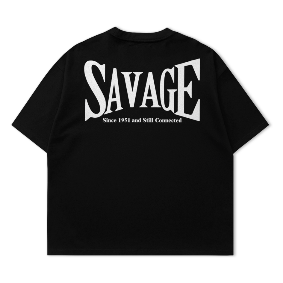 Black Tshirt - Savage 1951 (Drop-1)